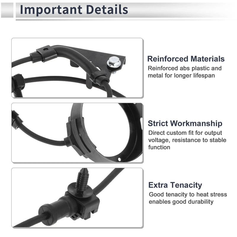 Chevrolet Colorado (2004-2009) - 1 x Front Left ABS Wheel Speed Sensor