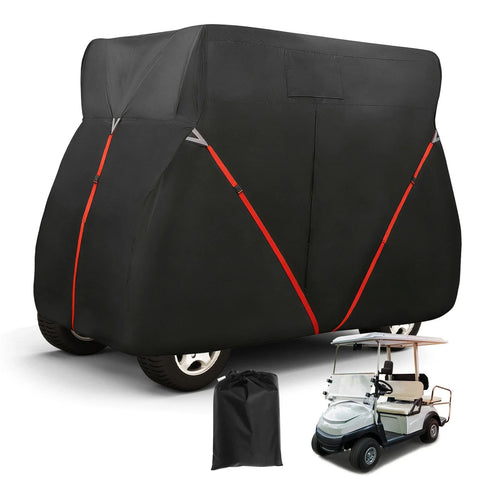 Heavy Oxford Golf Cart Cover / 4/2+2 Seat / EZGO Club Car