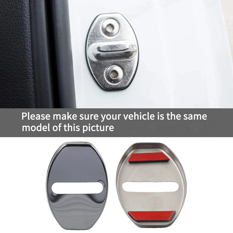 Audi A3 A4 TT S3 VW Golf Passat Tiguan Black Door Lock Protective Cover