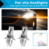 Car H4 LED Headlight Bulbs 6000K High Low Beam