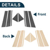 Toyota BZ4X (2022-2023) Carbon Fiber Black 8 Pcs Door Pillar Window Trim