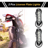 Car Motorcycle License Plate Light 2 x LED Tag Lamp