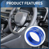 Honda CR-V (2023-2024) - 3 x Blue AC Media Volume Switch Knob Cover Ring