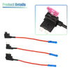 3 x Car Fuse Tap with 3 x 3A Mini Low Profile Fuses  (N/A)