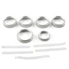 Ford F150 XLT (2015-2020) Silver Air Conditioner Switch Knob Trim