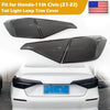 Honda Civic 4 x Smoke Black Rear Tail Light Shade Covers (2021-2023)