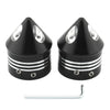 Harley Touring Road Glide Dyna Softail Front Wheel Axle Nut Covers