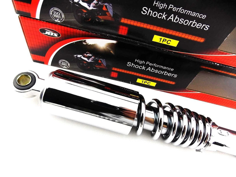 Honda CB350K 317mm Chrome Rear Shock Absorbers (1968-1973)