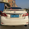Toyota Corolla 2003-2013 with Brake Light Gloss White Trunk Spoiler Wing