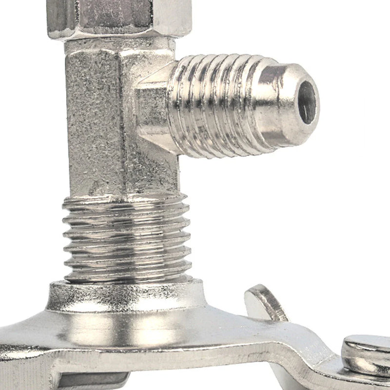 R12 R134a R410 Refrigerant Charge Hose Universal Can Tap Dispenser Valve