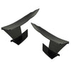 Car Model 6pcs Carbon Fiber Front Bumper Splitter Fins