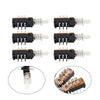Make & Model 6 x Momentary Push Button Switch DPDT 2 Pole