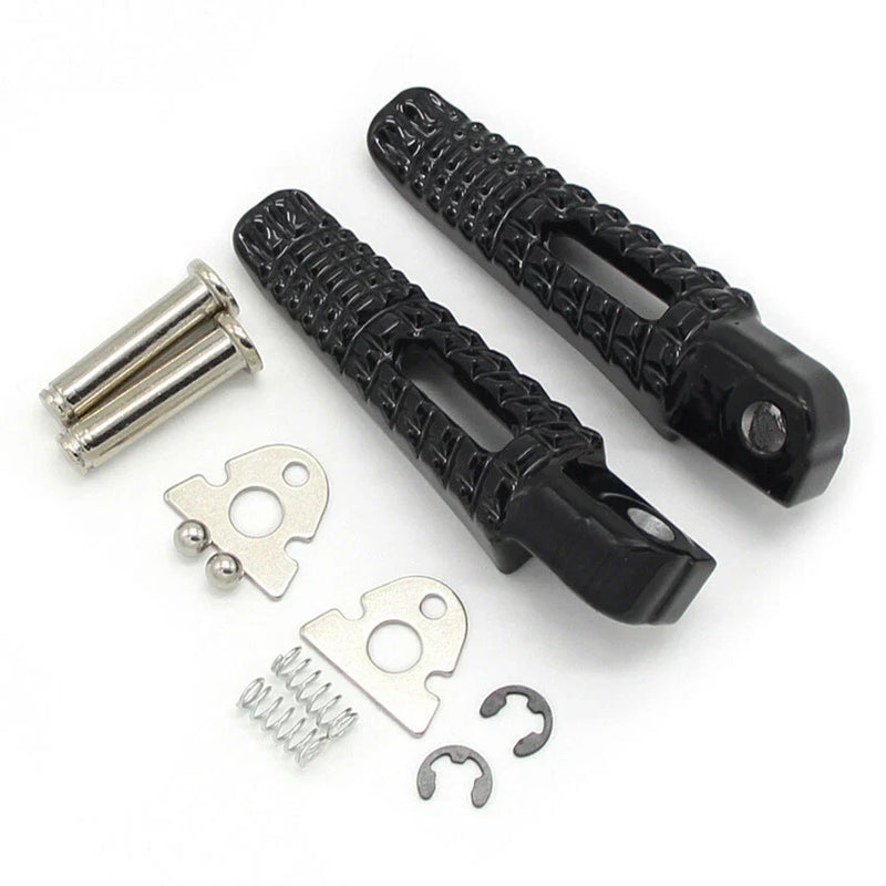 Suzuki SFV650 GSXR1000 GSR750 Black Rear Footrest Pegs (2007-2023)