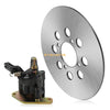 Yamaha Raptor 660R Rear Brake Disc Rotor & Caliper w/Pads (2002–2005)