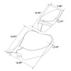 Kawasaki Z900 (2017-2023) Black Driver Passenger Seats