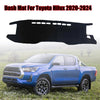 Toyota Hilux Anti-Slip Dash Mat Cover (2020–2024)