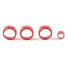 Honda Civic 2022+ CR-V Red 4x AC Climate Control Knob Ring Covers