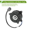 Lexus ES300h (2013-2018) 1 x Quality Replacement Radiator Fan Motor