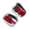 Jeep Compass Patriot 2 x Chrome Windshield Wiper Nozzle Covers (2007-2017)