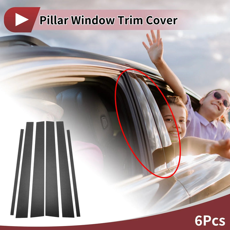 Toyota 4Runner 6 Pcs Car Door Pillar Window Trim (1996–2002)