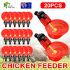 20 x Poultry Chicken Automatic Drinker Cups Waterer Feeder