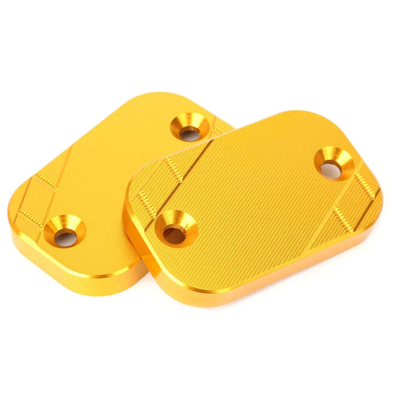 Yamaha NMAX 155 CNC Front Brake Reservoir Covers Aluminum Gold (15-19)