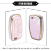 Ford Smart Key 5 Button - Durable TPU Pink Key Fob Cover