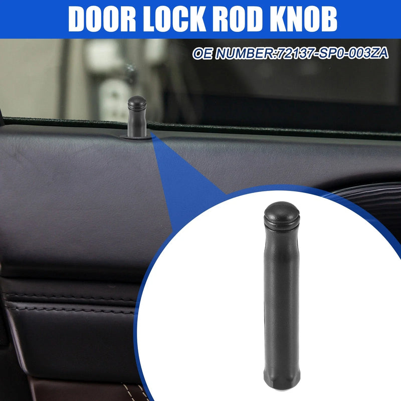 Honda Civic Si Door Lock Rod Knob Black (2002 - 2005)