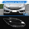 Toyota Prius 1 Pcs Car Front Right Headlight Lens Cover (2010–2012)