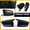 BMW 3 Series G20 G30 Glossy Black Side Mirror Cover Caps (2017-2022)