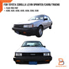 Toyota Corolla Front Bumper Bar Indicators  Park Lamps (83-87)