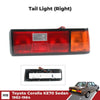 Tail Light Replacement Rear Lamp RH Fits Toyota Corolla KE70 Sedan 1982-84 D06