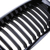 BMW 3-Series E46 Coupe Gloss Black Front Kidney Grille (2003-2006)