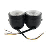 Motorcycle Dirt Bike Street Fighter Universal Twin Headlight Dual Lamp