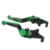 BMW S1000RR S1000R CNC Green Extendable Brake Clutch Levers (2015-2019)