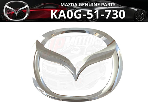 MAZDA CX-5 Front Grille Chrome Emblem (2016–2021)