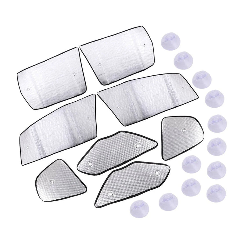 Honda Fit 4 x Side Window Silver Privacy Sunshade Covers (2008-2013)