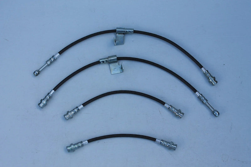 Hyundai Getz Disc / Drum Braided Brake Hose Set (4) (2002-2011)