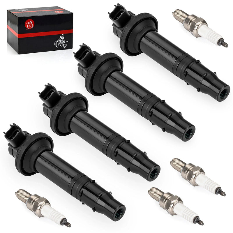 Yamaha YZF-R6 1999-2002 w / Spark Plug Ignition Coil 4 PCS