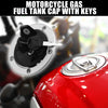 Kawasaki 1 Set Gas Tank Cover Locking Fuel Tank Cap with Keys