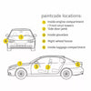BMW 5 Series Gloss Black Roof Spoiler (1996-2003)