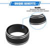 Toyota Camry (2021-2023) Durable Black AC Climate Control Knob Rings
