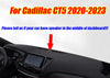 Cadillac CT5 Black Leather Dash Cover Pad Mat (2020–2023)
