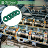 Oil Seal Seal Ring TPU 14x26x5mm High Pressure Green 5 Pcs