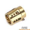 BMW Harley Ducati Chopper 1.75" Brass Straight Cut Exhaust Pipe Tip