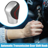 Lexus - Silver Tone with Red Thread Automatic Gear Shift Knob Cover