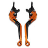 Kawasaki Z1000 ZX6R Orange Extendable Brake Clutch Levers (2007-2018)