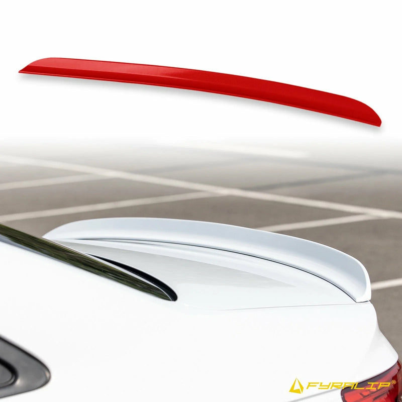 BMW 7er E32 (1987-1994) Red Duckbill Boot Lip Spoiler