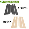 Chrysler 300C (2011-2021) Carbon Fiber 6pcs Door Pillar Window Trim