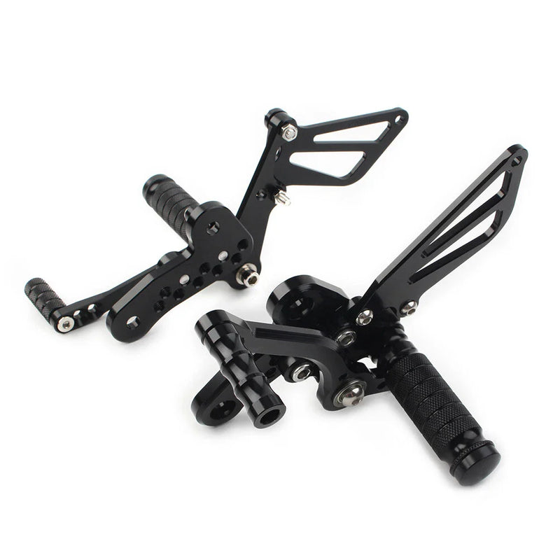 Suzuki Hayabusa GSX1300R (1999-2008) Black Rearset Foot Pegs